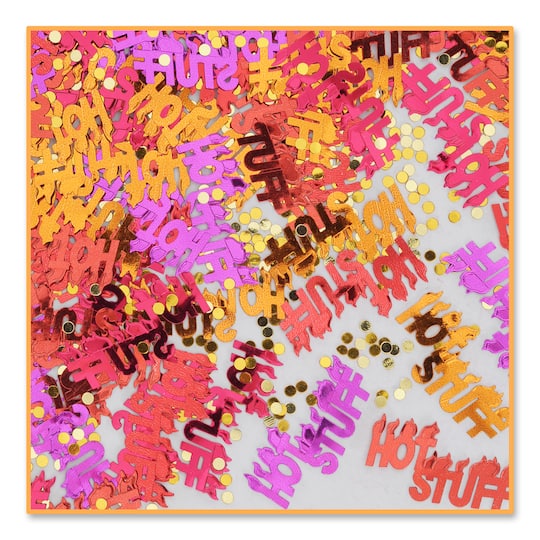 Beistle 1/2oz. Hot Stuff Confetti Packs, 3ct.